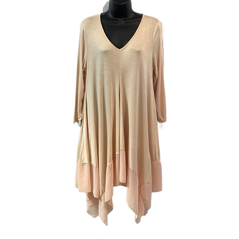 Baluoke Handkerchief Hemline Top Tunic Dress